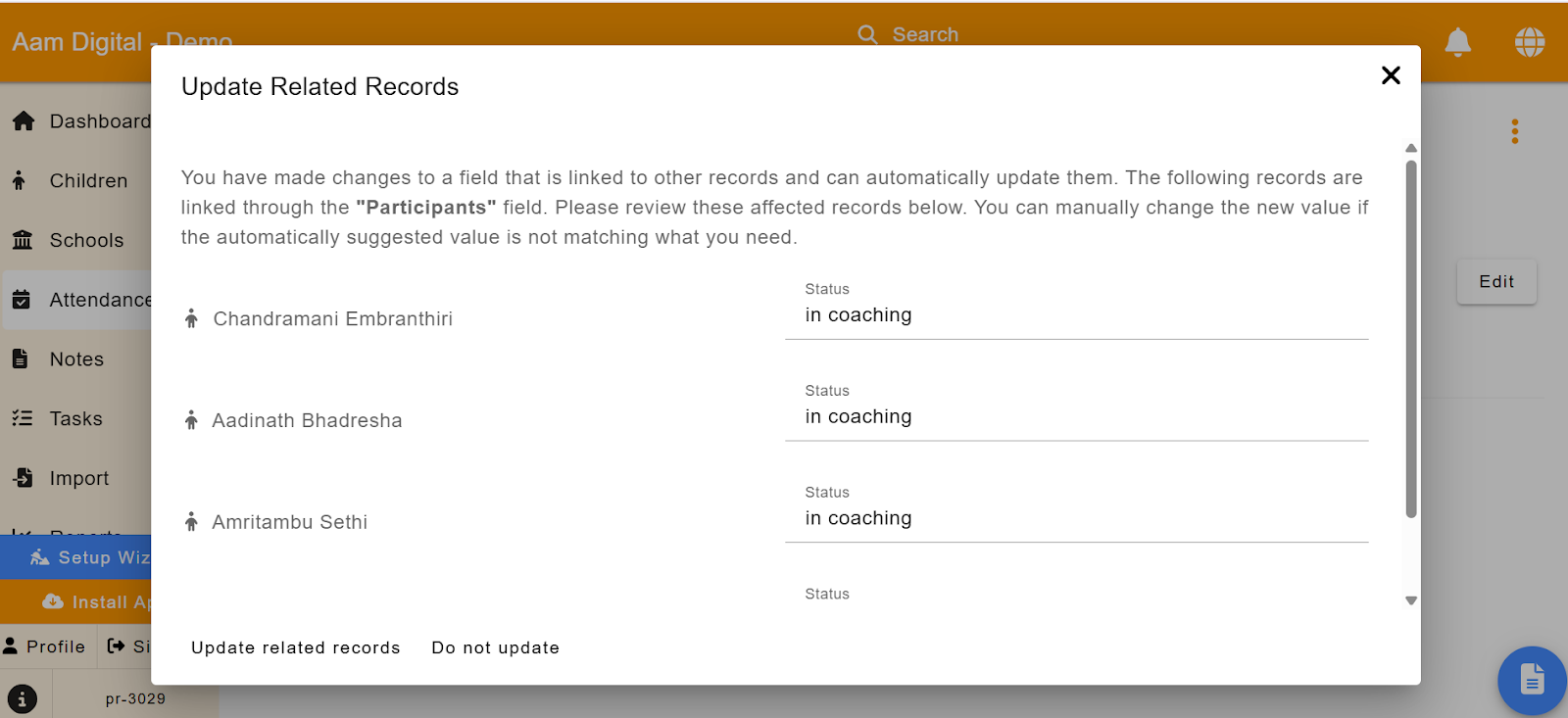 New Feature: Automated field updates between linked records - Aam Digital